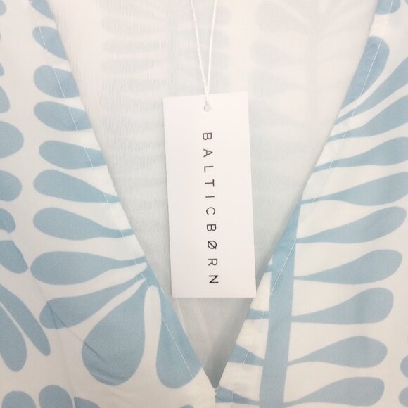 Baltic Born Austin Blue Print Kimono Dress - Picture 7 of 14